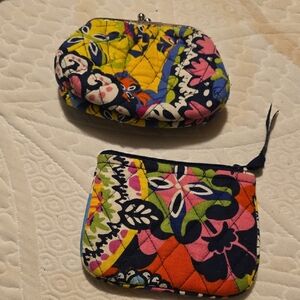 Vera Bradley Colorful Quilted Women's Pouch Set